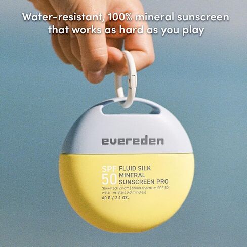 Evereden Premium Mineral Sunscreen SPF 50, 2 fl oz. | 100% Non-nano Sunscreen with Zinc Oxide | Waterproof and Sweatproof | Natural Sunscreen for Babies, Kids and Adults with Sensitive Skin in Kuwait
