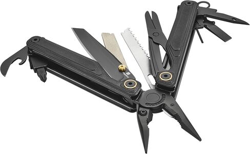 LEATHERMAN, Wave Alpha – 16-in-1 Multi-Tool with MagnaCut® Blade, G10 Handles & Full-Size Scissors, Obsidian in Saudi Arabia