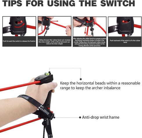 Elong Archery Bow Trainer Draw Training Aid Device Strength Stretch Band Exerciser for Recurve Bow Compound Shooting Kids Adults Beginner Experts in Saudi Arabia
