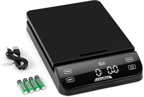 ACCUTECK All-in-1 Series W-8250-50bs A-Pt 50 Digital Shipping Postal Scale with Ac Adapter, Silver in Saudi Arabia