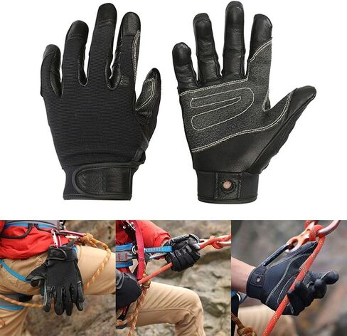 Heavy duty all-weather cowhide glove set designed for serious climbers and cyclists in Saudi Arabia