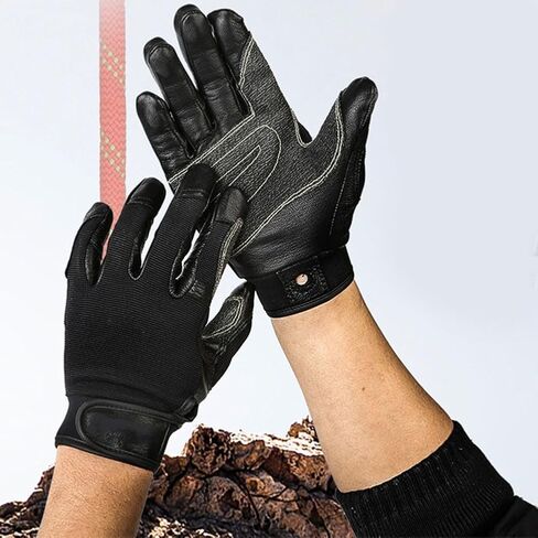Heavy duty all-weather cowhide glove set designed for serious climbers and cyclists in Saudi Arabia
