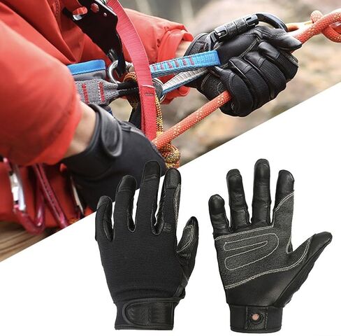 Heavy duty all-weather cowhide glove set designed for serious climbers and cyclists in Saudi Arabia