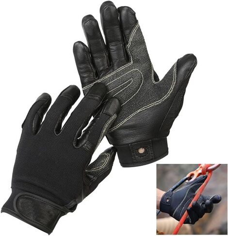 Heavy duty all-weather cowhide glove set designed for serious climbers and cyclists in Saudi Arabia