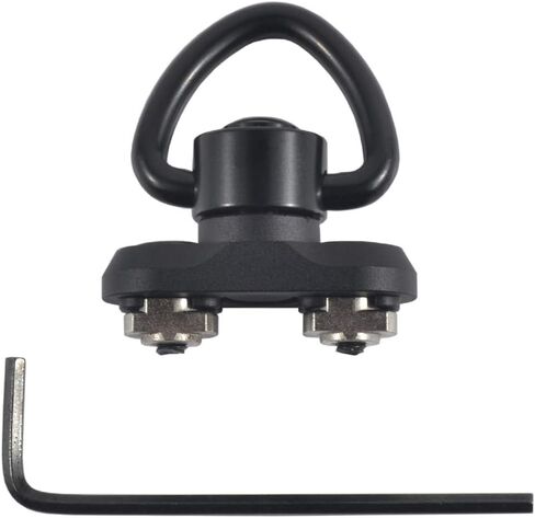 قاعدة محول تثبيت دوارة QD مقاس 1 بوصة لنظام السكك الحديدية Mlok (عبوة من قطعتين). in Kuwait