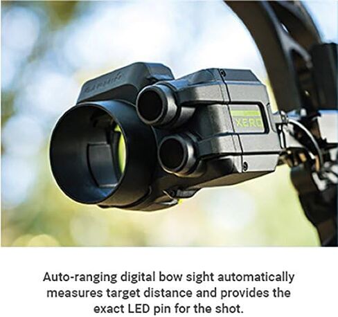 Garmin Xero A1 Bow Sight، 2 بوصة من القوس الرقمي ذو النطاق التلقائي، دبابيس LED للمشاهدة دون عائق، اليد اليمنى in Saudi Arabia