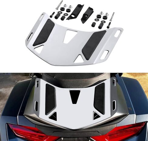 حامل أمتعة خلفي أسود غير لامع باللون الأخضر-L مناسب لسيارة Honda Goldwing GL1800B/BD غير Tour 2018-2023 in Saudi Arabia