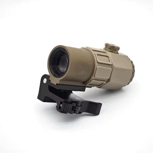 558 نقطة رؤية باللون الأحمر والأخضر مع مجموعة مكبرة G33/G43/G45 3X 5X، رؤية عاكسة ثلاثية الأبعاد بصرية، أسود/FDE/A-TACS (مجموعة سوداء) in Kuwait