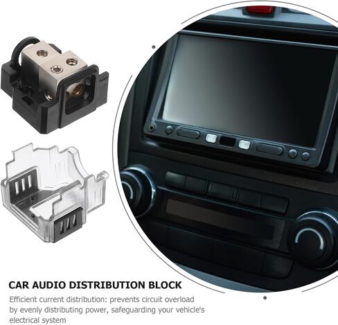 Cabilock Way Car Audio Distribution Block Splitter Amp Power Splitter for Car Amplifier Automotive Audio Box Ground Distributor Block for Vehicle Stereo System in Saudi Arabia