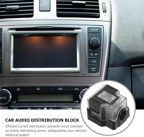Cabilock Way Car Audio Distribution Block Splitter Amp Power Splitter for Car Amplifier Automotive Audio Box Ground Distributor Block for Vehicle Stereo System in Saudi Arabia