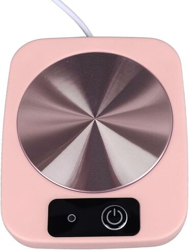 Coffee Warmer Smart Constant Temperature USB Powered Portable Cup Warmer for Office Travel Home Design Lightweight Suitable for Home Office Travel PP (Pink) in Saudi Arabia