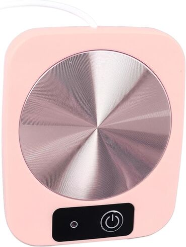 Coffee Warmer Smart Constant Temperature USB Powered Portable Cup Warmer for Office Travel Home Design Lightweight Suitable for Home Office Travel PP (Pink) in Saudi Arabia