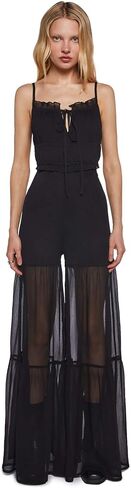 Dolls Kill Maxi Jumpsuit by Current Mood – Sleek Form-Fitting One-Piece for Women, Perfect for Parties & Events in Saudi Arabia
