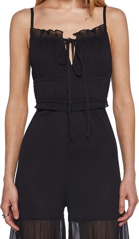 Dolls Kill Maxi Jumpsuit by Current Mood – Sleek Form-Fitting One-Piece for Women, Perfect for Parties & Events in Saudi Arabia