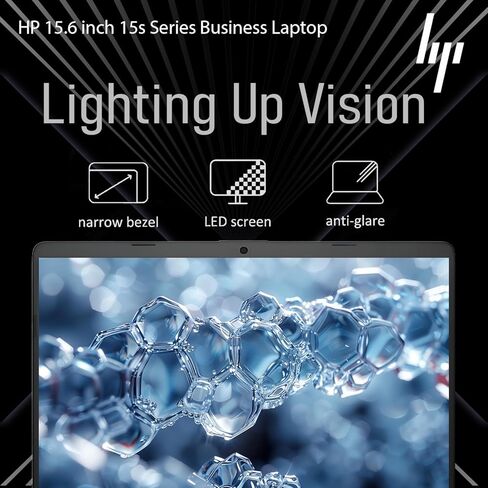 HP 2026 New Generation 15.6'' Business Laptop Included with Microsoft Office, Intel Powerful Processor, 16GB RAM, 256GB SSD, Ultra Quiet Design, Long Battery Life, Bluetooth 5, Wi-Fi 6, Windows 11-Pro in Kuwait