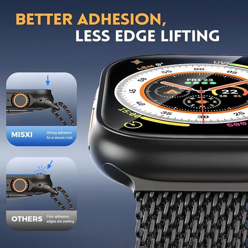 واقي شاشة شفاف ناعم من البولي يوريثان الحراري من Misxi مكون من 6 قطع لساعة Apple Watch SE 3 (2025) SE 2 SE Series 6 Series 5 Series 4 40 مم، بدون فقاعة سهل التركيب وواقي حماية شاشة عالي الدقة لساعة iWatch in Kuwait