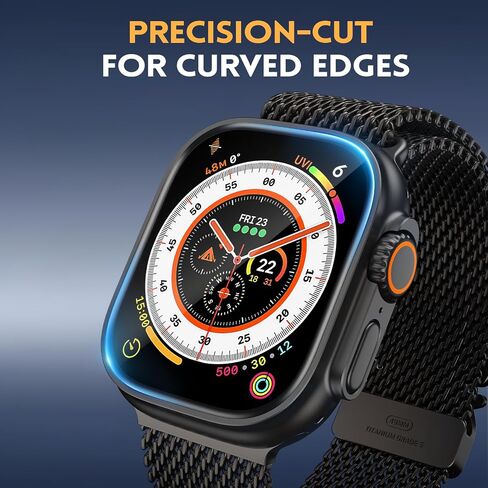 واقي شاشة شفاف ناعم من البولي يوريثان الحراري من Misxi مكون من 6 قطع لساعة Apple Watch SE 3 (2025) SE 2 SE Series 6 Series 5 Series 4 40 مم، بدون فقاعة سهل التركيب وواقي حماية شاشة عالي الدقة لساعة iWatch in Kuwait
