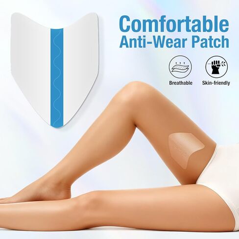 20 قطعة / 30 قطعة من ملصقات الفخذ المضادة للاحتكاك - وسادات داخلية غير مرئية مضادة للاحتكاك للنساء - شريط شفاف لحماية الفخذ صديق للبشرة لمنع الاحتكاك والراحة طوال اليوم in Kuwait