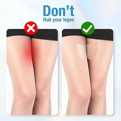 20 قطعة / 30 قطعة من ملصقات الفخذ المضادة للاحتكاك - وسادات داخلية غير مرئية مضادة للاحتكاك للنساء - شريط شفاف لحماية الفخذ صديق للبشرة لمنع الاحتكاك والراحة طوال اليوم in Kuwait