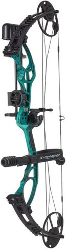 قوس صيد DIAMOND ARCHERY Edge XT قابل للتعديل ودقيق ومستقر ومزود بالكامل بملحقات متعددة الاستخدامات - وزن سحب 50 رطلاً in Kuwait