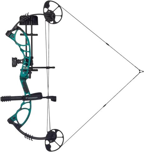 قوس صيد DIAMOND ARCHERY Edge XT قابل للتعديل ودقيق ومستقر ومزود بالكامل بملحقات متعددة الاستخدامات - وزن سحب 50 رطلاً in Kuwait