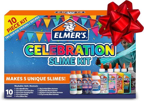 Elmer's All-Star Slime Kit, Includes Liquid Glue, Slime Activator, and Premade Slime, 9 Count in Saudi Arabia