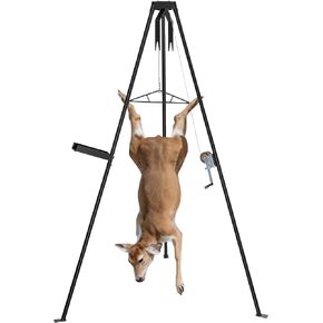 رافعة ثلاثية القوائم لصيد الغزلان بسعة 500 رطل مع رافعة ورافعة يدوية للصيد والسلخ والتحرك in Kuwait