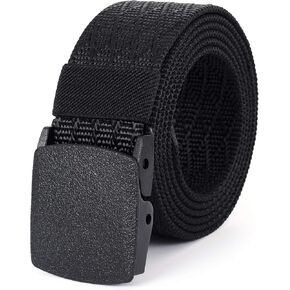 Mile High Life | Nylon Web Belt | Outdoor Military Belt | TSA Safe Buckle (Camo Green, 142CM) in Kuwait