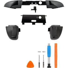TOMSIN LB RB Bumper Button Replacement Kit for Xbox Elite Series 2 Controller, Shoulder Trigger Button Parts with Bluetooth Button and Tools(Black) in Kuwait