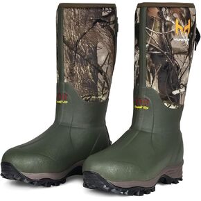 Hunting Boots for Men with 800g Insulation, Waterproof Rubber Cold-Weather Boots with 6mm Neoprene, Steel Shank & Anti-Slip Sole for Hunting and Working in Saudi Arabia