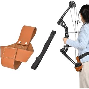 SPG حامل حزام القوس المركب - حقيبة حامل القوس الرماية مع حزام قابل للتعديل لحمل الأقواس الخصر المركب القوس الحقيبة الصيد ممارسة الرماية الملحقات in Kuwait