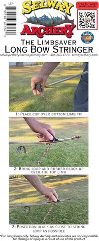 Limbsaver Longbow سترينجر | مساعدتك في توتير/فك القوس الطويل الخاص بك بأمان وسهولة | تم تأسيس تصميم Limbsaver الأصلي عام 1996 in Kuwait