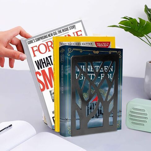 نهايات الكتب، نهايات الكتب، نهايات الكتب للأرفف، نهايات الكتب للأرفف، نهايات الكتب للكتب الثقيلة، حامل رف الكتب ديكور المنزل، نهايات الكتب المعدنية باللون الأسود 3 أزواج، دعامات الكتب، سدادات الكتب in Kuwait