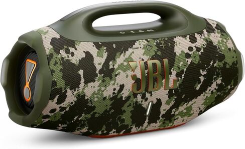 JBL Boombox 4 - Most Powerful Portable Waterproof Speaker with Massive Pro Sound, Up to 34 Hours of Playtime, & Multi-Speaker Connection by Auracast™ (Black) in Saudi Arabia