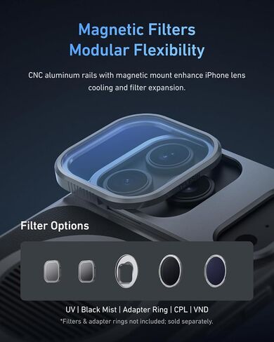 Magnetic Phone Camera Grip, Smartphone Shooting Holder Selfie Handle Snap for iPhone 17Pro Max Set Cellphone Vlog Video Photography in Saudi Arabia