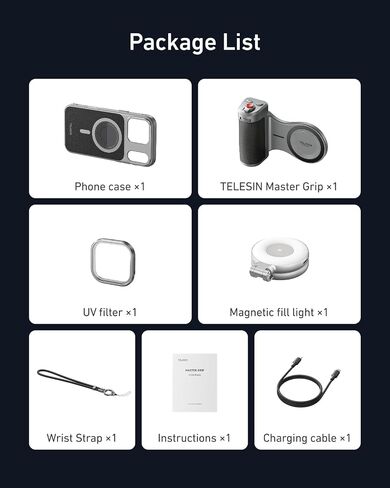 Magnetic Phone Camera Grip, Smartphone Shooting Holder Selfie Handle Snap for iPhone 17Pro Max Set Cellphone Vlog Video Photography in Saudi Arabia