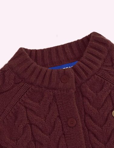 Aelfric Eden Chunky Cardigan Sweaters for Women Oversized Cable Knit Open Front Cardigans Long Sleeve Crewneck Trendy Outfits in Saudi Arabia