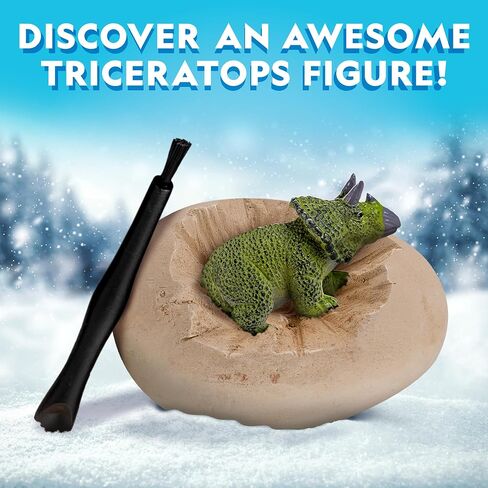 NATIONAL GEOGRAPHIC Clay Dinosaur Arts & Crafts Kit - Dinosaur Air Dry Clay for Kids Craft Kit with 5 Clay Colors, 5 Dino Skeletons, Sculpting Tool & Googly Eyes, Dinosaur Activity (Amazon Exclusive) in Saudi Arabia