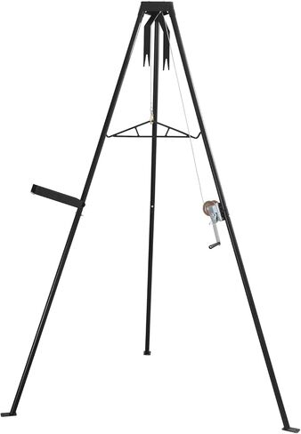 رافعة ثلاثية القوائم لصيد الغزلان بسعة 500 رطل مع رافعة ورافعة يدوية للصيد والسلخ والتحرك in Kuwait