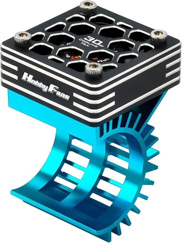 Hobby Fans RC Motor Heat Sink with 5V Cooling Fan Fit 370 380 390 2838 2858 2845 Size Brushless Motor Engine Motor Heatsink for 1/14 1/16 1/18 RC Car Truck Buggy Crawler in Saudi Arabia