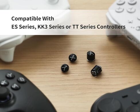 GuliKit Switch-Style Layout ABXY Replacement Buttons, Swappable Controller Keycaps Compatible with ES, ES Pro, KK3/KK3 Pro/KK3 Max, TT Max/TT Pro Controllers, Puller Tool Included (NS62-BLACK) in Saudi Arabia