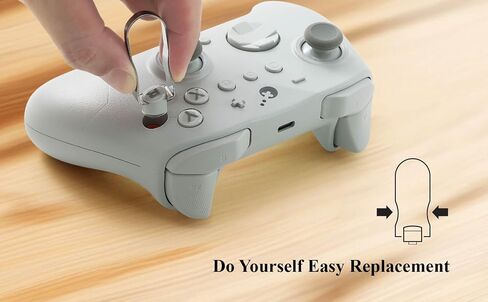 GuliKit Switch-Style Layout ABXY Replacement Buttons, Swappable Controller Keycaps Compatible with ES, ES Pro, KK3/KK3 Pro/KK3 Max, TT Max/TT Pro Controllers, Puller Tool Included (NS62-BLACK) in Saudi Arabia