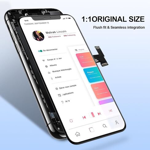 لاستبدال شاشة iPhone XR، مجموعة إطار رقمي لشاشة LCD تعمل باللمس ثلاثية الأبعاد مقاس 6.1 بوصة لـ A1984، A2105، A2106، A2108 مع مجموعة أدوات الإصلاح in Kuwait