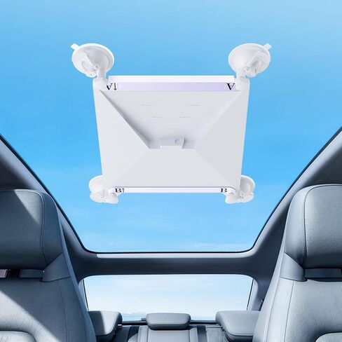 Starlink Mini Car Suction Cup Mount,Starlink Mini Accessories for Car Windows & Sunroofs, Secure Mounting Kit with 2 Spare Cups & Anti-Slip Pad,All-Weather Stability for RVs, Trucks & Boats(White) in Saudi Arabia