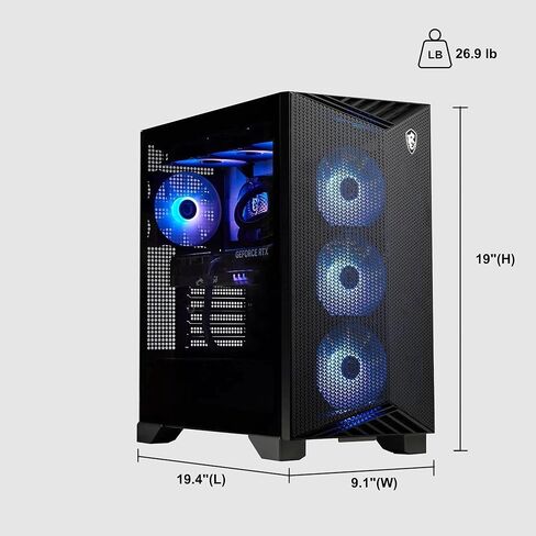 msi Aegis R2 AI سطح المكتب الثاني للألعاب Intel 24-core Ultra 9 285 64GB DDR5 8TB SSD GeForce RTX 5080 (حتى 1801 قمة) مبرد سائل 360 مم 5 جيجابت LAN Wi-Fi7 850W 80+ Gold PSU Win11Pro ICP Hub in Saudi Arabia