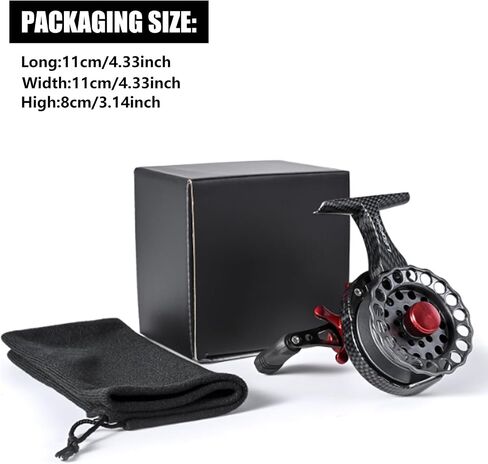 Left/Right Hand Retrieve Ice Fishing Reels 4+1 Balls Bearings Ice 4KG Drag 3.5:1 Gear Ratio Fishing Front Drag Mechanism Reels in Saudi Arabia