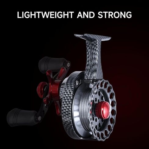 Left/Right Hand Retrieve Ice Fishing Reels 4+1 Balls Bearings Ice 4KG Drag 3.5:1 Gear Ratio Fishing Front Drag Mechanism Reels in Saudi Arabia