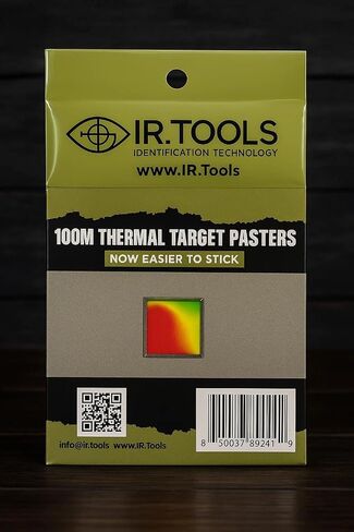 IR.Tools Thermal Targets, Thermal Target for Zeroing in of Thermal Scope, 100 Meter Range, 10 Pack, Range Target in Saudi Arabia