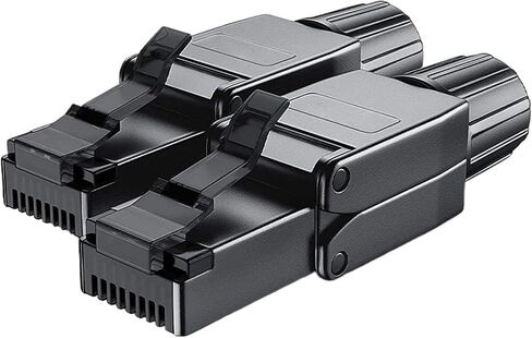 1 قطعة Cat8 Cat7 Cat6a موصل RJ45 خالية من الأدوات الصناعية إيثرنت مقبس بسيط محمية RJ45 وحدات إنهاء (CAT6A STP) in Kuwait