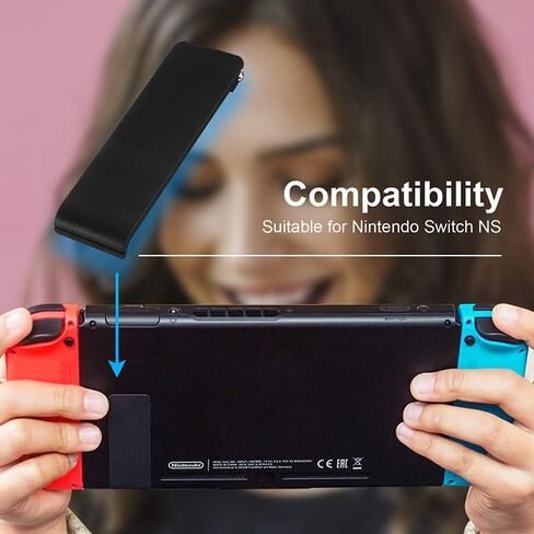 Sleek, for Nintendo for Switch Console Back Stand - Durable ABS, Fits All Models & Accessories （Blue） in Saudi Arabia